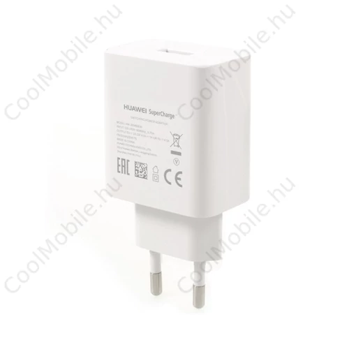 Huawei HW-050450E00 hálozati gyorstöltő adapter USB, 5V/4,5A, ECO csomagolásban, fehér
