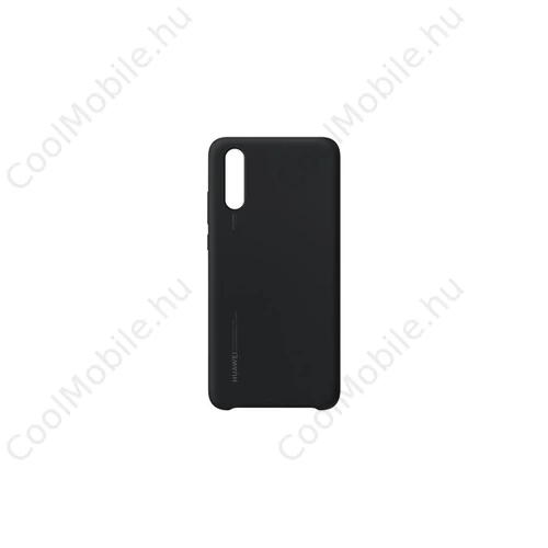 Huawei P20 Protective Case, gyári szilikon tok, fekete