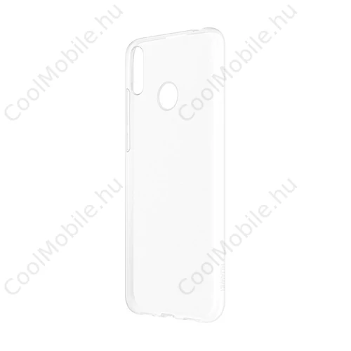 Huawei Y7 2019 TPU Case, gyári szilikon tok, átlátszó