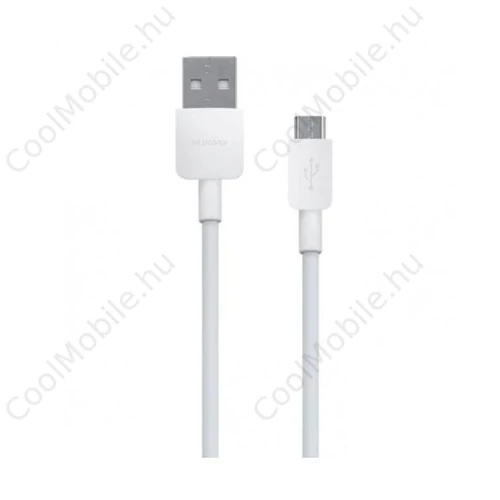 Huawei USB / microUSB töltő- és adatkábel ECO csomagolásban, fehér