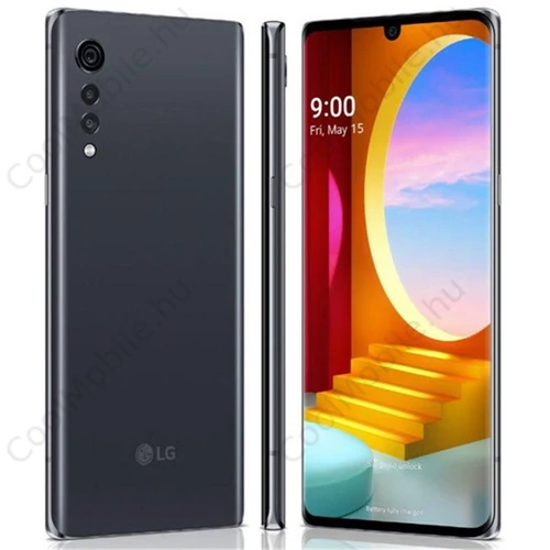 LG Velvet 5G 128GB 6GB RAM Dual szürke, Gyártói garancia