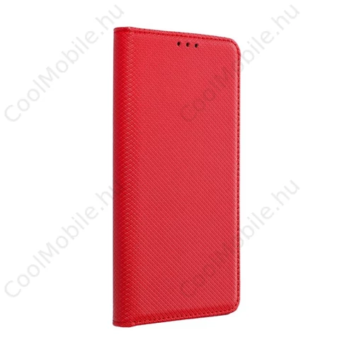 Magnet Xiaomi Redmi Note 11 Pro/11 Pro 5G mágneses flip tok, piros