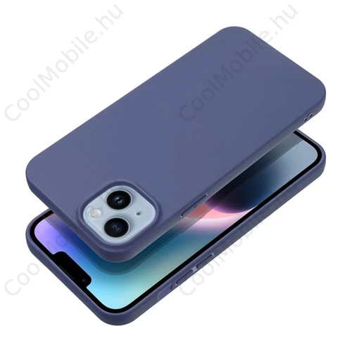 Matt szilikon Samsung Galaxy A35 5G tok, kék