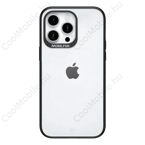 Mobilfox Apple iPhone 15 pro max full-shock 3.0 hátlap tok, Nude Black