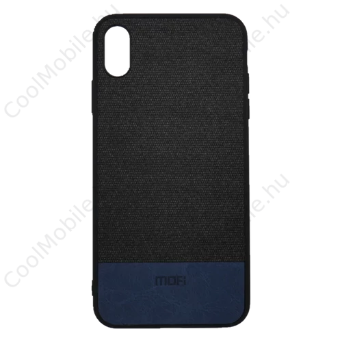 Mofi Szövet PU bőr hátlap tok Xiaomi Redmi Go, fekete