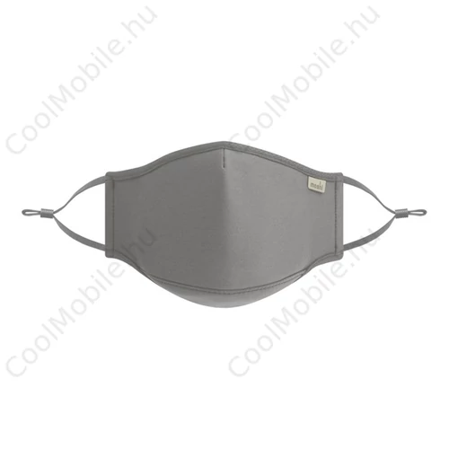 Moshi OmniGuard cserélhető szűrős, mosható védőmaszk, szájmaszk, szürke (M)