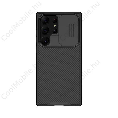 Nillkin CamShield Pro Samsung Galaxy S23 Ultra szilikon tok, fekete