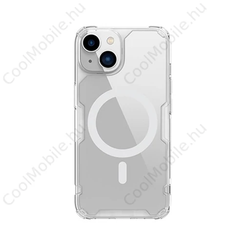 Nillkin Nature Pro Magnetic Apple iPhone 14 Plus szilikon tok, átlátszó