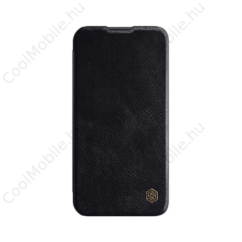 Nillkin Qin Pro Apple iPhone 14 Pro bőr  flip tok, fekete