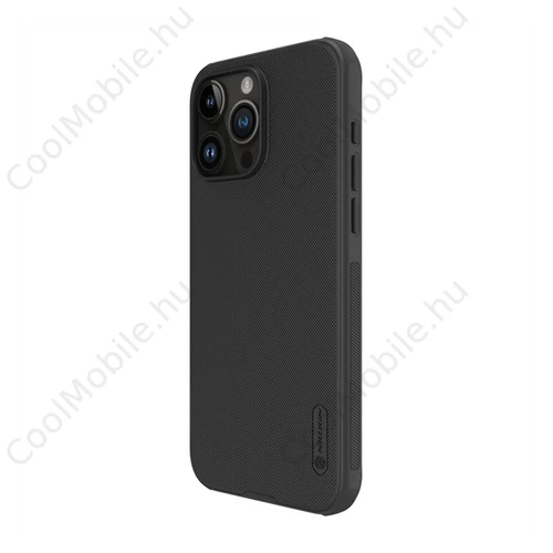 Nillkin Super Frosted Shield Pro Mágneses Apple iPhone 15 Pro Max műanyag tok, fekete