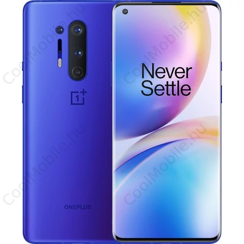 OnePlus 8 Pro 5G 256GB 12GB Dual, kék, Teljeskörű garancia