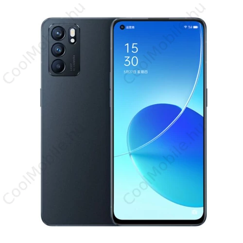 OPPO Reno6 5G 128GB 8GB RAM Dual fekete