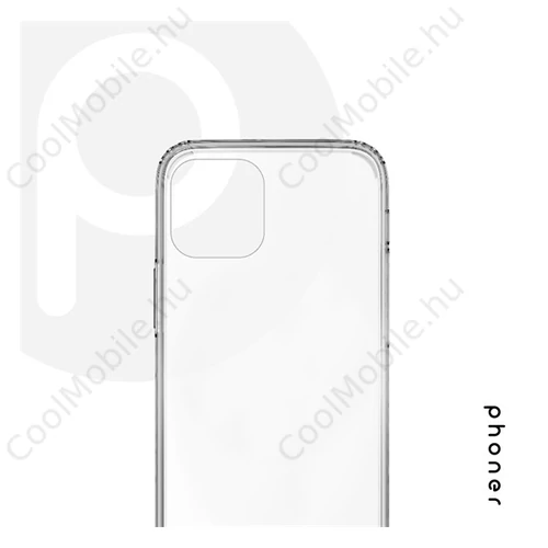 Phoner Apple iPhone 11 Pro szilikon tok, átlátszó