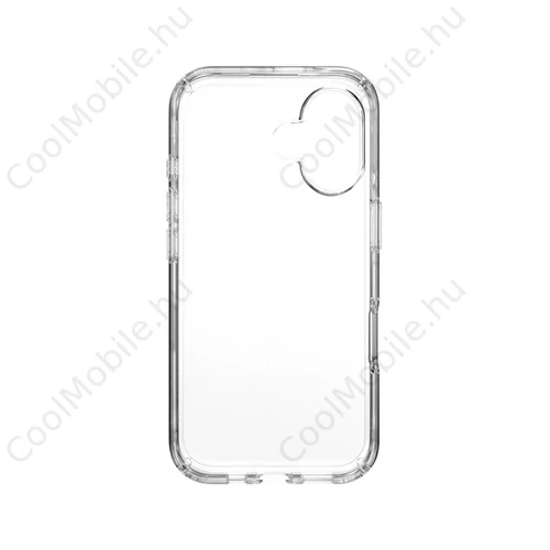 Phoner Apple iPhone 16 Plus szilikon tok, átlátszó