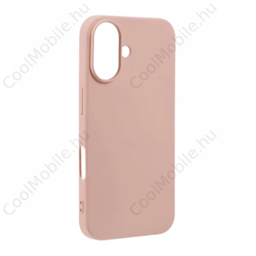 Phoner Apple iPhone 16 szilikon tok, rózsaszín