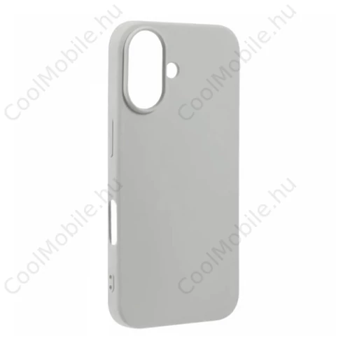 Phoner Apple iPhone 16 szilikon tok, szürke