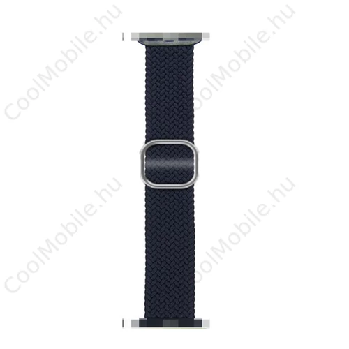 Phoner Hook Apple Watch csatos fonott szövet szíj, 38/40/41mm, szürke