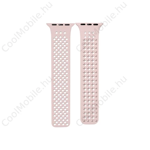 Phoner Spike Apple Watch szilikon szíj, 49/45/44/42mm, homok