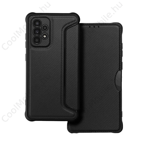 Razor book Samsung Galaxy A53 5G flip tok, fekete