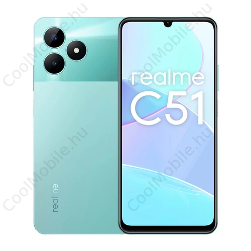 Realme C51 128GB 4GB RAM Dual zöld