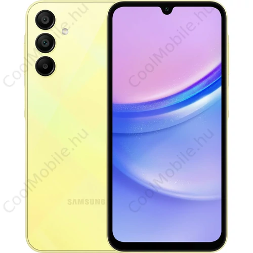 Samsung Galaxy A15 128GB 4GB RAM Dual (A155F) sárga