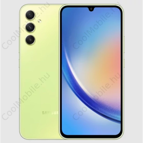 Samsung Galaxy A34 5G 256GB 8GB RAM Dual (A346) Lime zöld