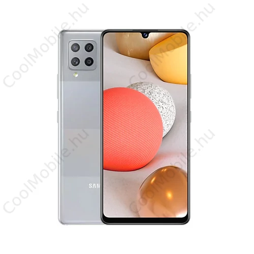 Samsung Galaxy A42 128GB 4GB Dual SIM, prizma szürke, Gyártói garancia