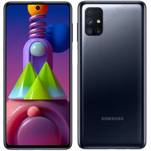 Samsung Galaxy M51 128GB 6GB RAM Dual, fekete, Gyártói garancia