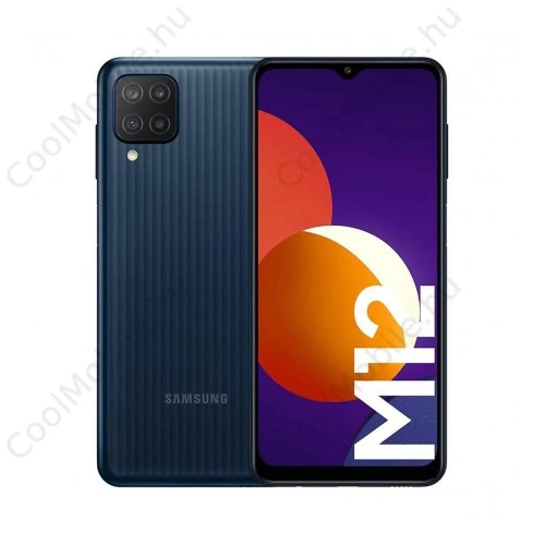 Samsung Galaxy M12 64GB 4GB RAM Dual fekete