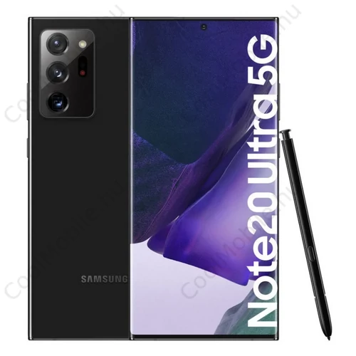 Samsung Galaxy Note 20 Ultra 5G 256GB 12GB Dual fekete, Gyártói garancia
