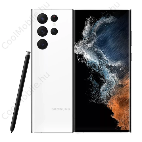 Samsung Galaxy S22 Ultra 5G 128GB 8GB RAM Dual (SM-S908B) fehér