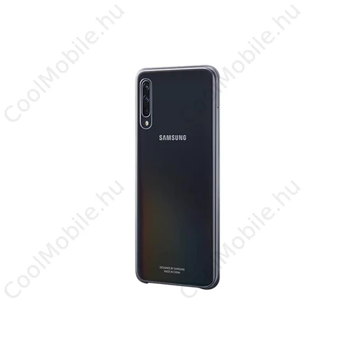 Samsung A505 Galaxy A50 Gradation Cover, gyári színátmenetes tok, fekete, EF-AA505CB