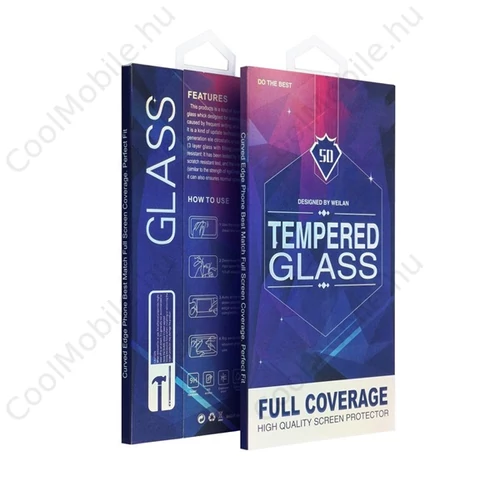 Samsung G975 Galaxy S10+, 5D Full glue hajlított tempered glass kijelzővédő üvegfólia