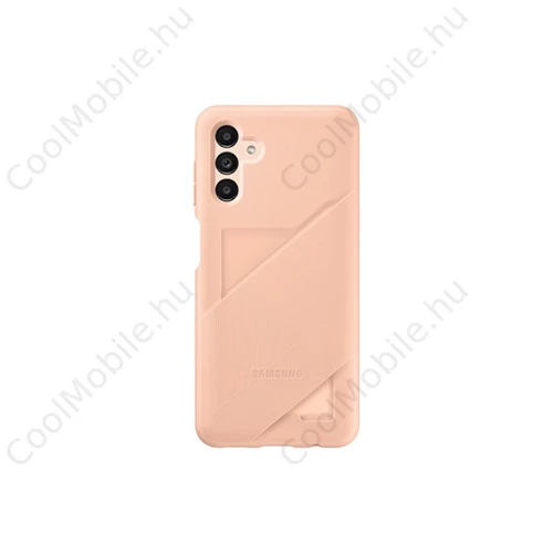 Samsung Galaxy A13 5G Card Slot, gyári tok, barack, EF-OA136TP