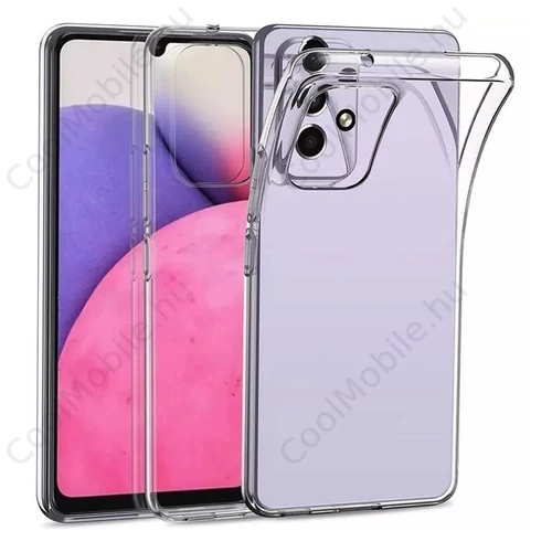 Samsung Galaxy A23 5G Ultra Slim 0,3mm szilikon tok, átlátszó