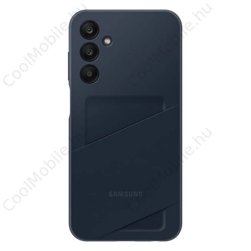 Samsung Galaxy A25 A256 kártyatartós gyári tok, sötétkék