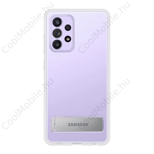 Samsung Galaxy A52/A52s Standing Cover, gyári tok, átlátszó, EF-JA525CTE
