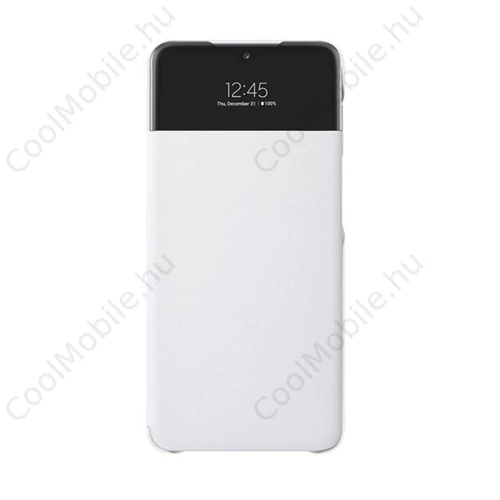 Samsung Galaxy A52/A52s LED View Cover, gyári flip tok, fehér, EF-EA525PWE