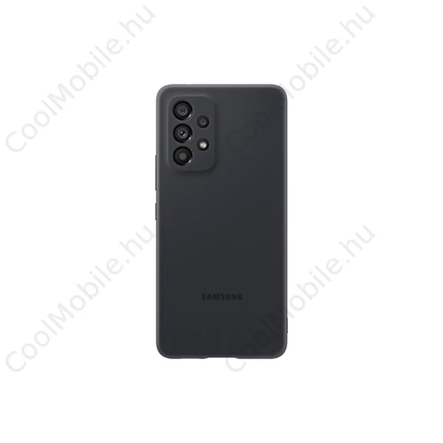 Samsung Galaxy A53 5G Silicone Cover, gyári szilikon tok, fekete, EF-PA536TB