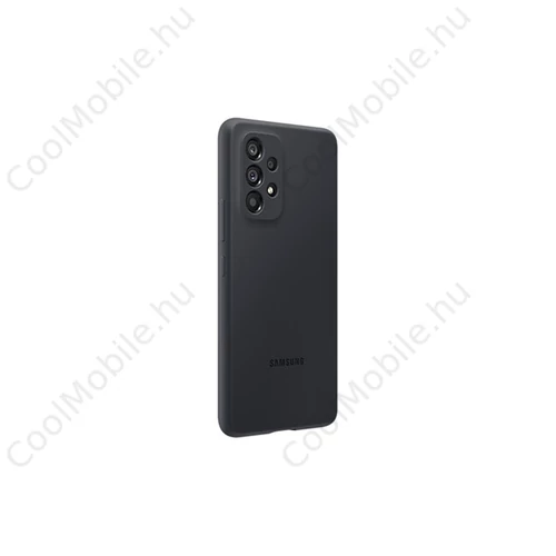 Samsung Galaxy A54 5G Silicone Cover, gyári szilikon tok, fekete, EF-PA546TB