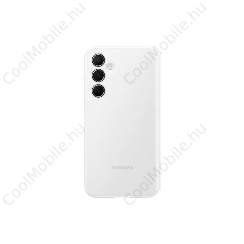 Samsung Galaxy A55 5G Smart View gyári flip tok, fehér, EF-ZA556CWE