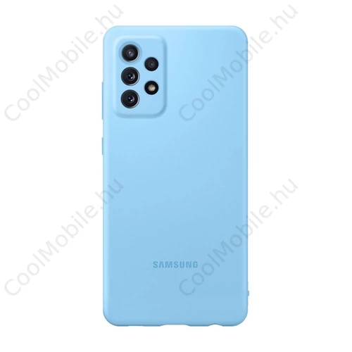 Samsung Galaxy A72 Silicone Cover gyári szilikon tok, kék, EF-PA725TLE