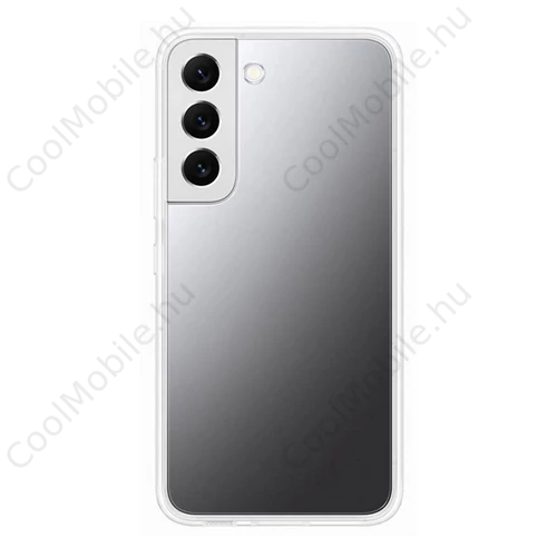 Samsung Galaxy S22 Frame Cover, gyári tok, átlátszó, EF-MS901CT