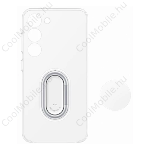 Samsung Galaxy S23 Clear Gadget Cover, gyári tok, átlátszó, EF-XS911CT