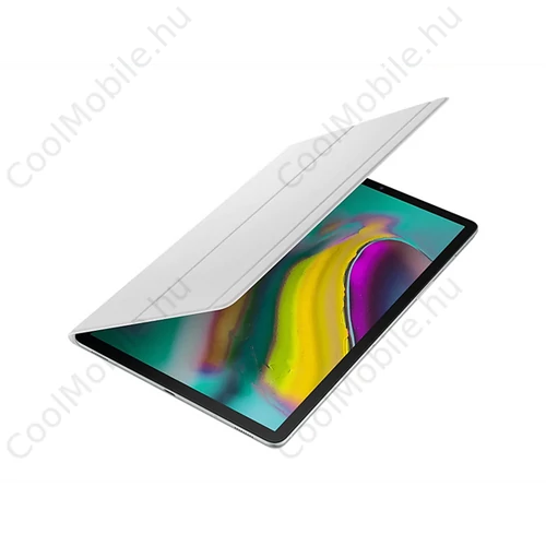 Samsung T720 Galaxy Tab S5e Book Cover gyári flip tok, fehér, EF-BT720PW