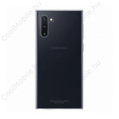 Samsung N970 Galaxy Note 10 Clear Cover, gyári tok, átlátszó EF-QN970TT