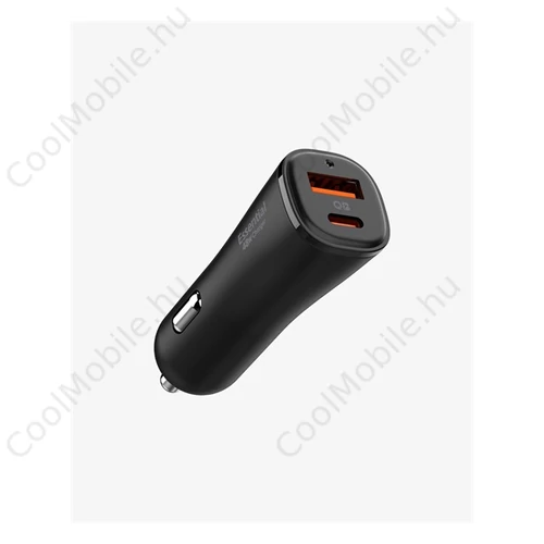 Spigen ArcStation Essential autós töltő, 48W, fekete EV482