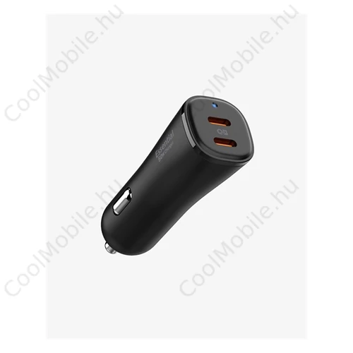 Spigen ArcStation Essential autós töltő, 50W, fekete EV502