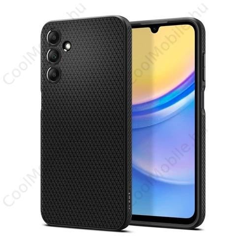 Spigen Liquid Air Samsung Galaxy A15 / A15 5G tok, Matte Black, fekete