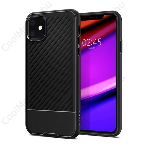 Spigen Core Armor Apple iPhone 11 Black tok, fekete